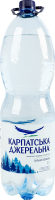 Вода минеральная сильногазированная природная столовая гидрокарбонатная кальциевая Карпатська джерельна п/бут 2л