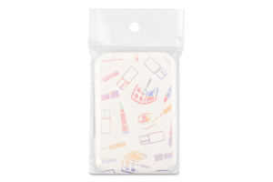 Дзеркальце кишенькове штучна шкіра 7,2*10,8см