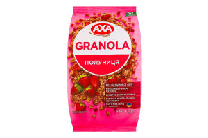 Гранола хрустящая Клубника Axa м/у 330г