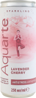 Напиток безалкогольный сильногазированный с экстрактом лаванды и вкусом вишни Антистресс Aquarte ж/б 250мл