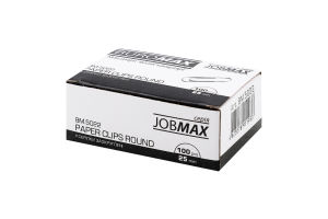 Скрепки Buromax оцинкованные круглые 25мм