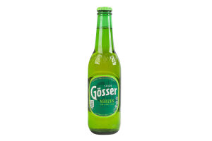 Пиво 0.33л 5.2% світле фільтроване пастеризоване Gosser пл