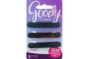Goody SlideProof Barrettes - 3 CT
