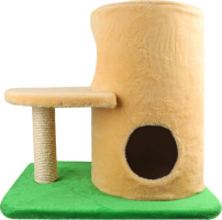 Дряпка-будинок д/котів Вежа бежева сизаль 54*57*45см Lucky Pet