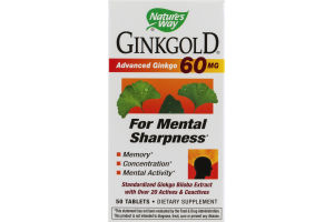 Nature's Ginkgold 60mg - 50 CT