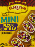 Old El Paso Mini Flour Tortilla Taco Boats - 20 CT