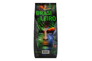 Кава натуральна смажена в зернах Brasileiro Beans Republic м/у 1кг