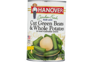 Hanover Garden Fresh Blue Lake Cut Green Beans & Whole Potatoes in Ham Flavored Sauce