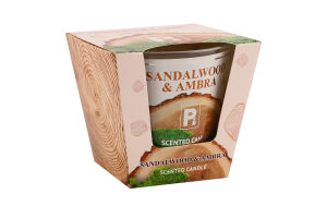 Свічка ароматична Tindra Сандалове дерево-Амбра 130г скло Пако ІФ