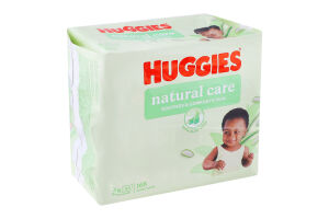Серветки вологі для дітей Natural Care Huggies 3х56шт