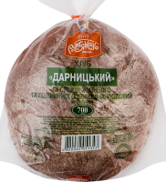 Хлеб из смеси ржаной и пшеничной муки подовый Дарницкий Рум'янець м/у 700г
