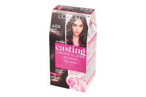 Крем-краска для волос без аммиака Casting creme gloss №400 L'Oreal Paris 1шт