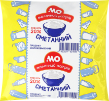 Продукт сметанный 20% молокосодержащий Молочний острів м/у 380г