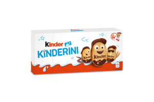 Печиво хрустке з какао-молочним декором Kinderini Kinder к/у 4х25г