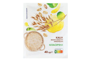 Каша вівсяна швидкого приготування "Класична" ТМ "Премія" 40г