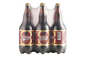 Пиво специальное 1.2л 7% полутемное фильтрованное пастеризованное Хмельная вишня Тетерів п/бут
