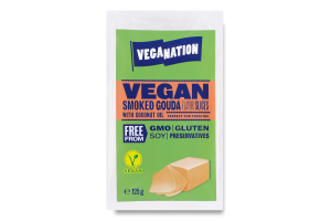 Скибочки веганські Veganation смак копченої гауди