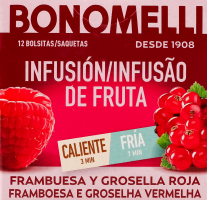 Чай Bonomelli Малина/червона смородина 12шт И399 (Італ)
