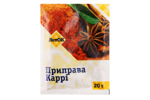 Приправа Каррі ЛотОК м/у 20г