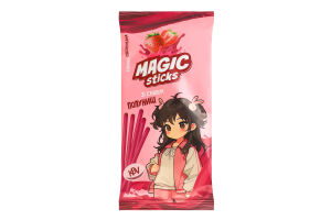 Соломка глазурована зі смаком полуниці Magic sticks KBV м/у 60г