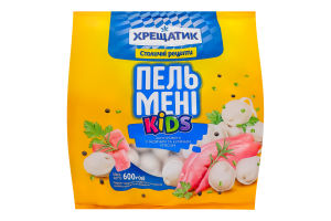 Пельмені з індичим та курячим м'ясом Kids Хрещатик м/у 600г