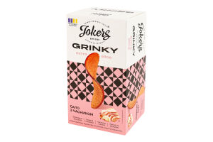Гренки ржано-пшеничные Сало с чесноком Extra slice Jokers к/у 90г