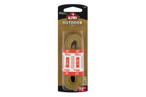 Kiwi Outdoor 72" Shoelace Pair Leather Tan