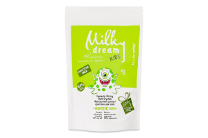 Сіль морська д/ванн дитяча Фантастичні шипучі кристали Монстрик Макс 300г д/п Мілкі дрім