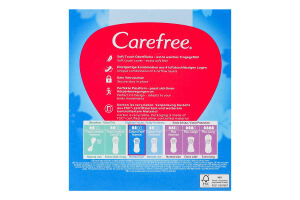 Прокладки жіночі гігієнічні щоденні Carefree® М'якість бавовни з Алое, 56 шт