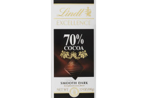 Lindt Excellence Smooth Dark Chocolate 70% Cocoa