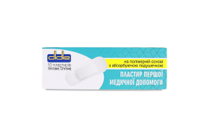 Пластир Didie на полімерній основі 19х72 10 шт