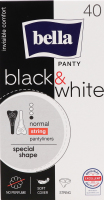 Прокладки Bella Panty Slim white+black стринг 20+20шт