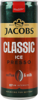 Напиток молочный 0.7% с кофе стерилизованный Classic IcePresso Jacobs ж/б 250мл