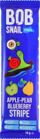 Конфета фруктово-ягодная Яблочно-грушево-черничный страйп Bob Snail м/у 14г
