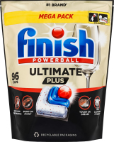 Капсули для миття посуду в посудомийних машинах Ultimate Plus Powerball Finish 96шт