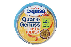 Десерт творожный Exquisa персик-маракуйя 0,2%