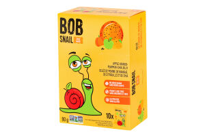 Мармелад фруктово-ягодный Apple-mango-pumpkin-chia Jellies Bob Snail к/у 10х9г