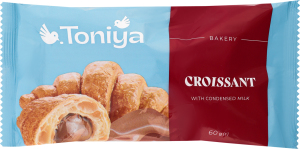 Круассан с молоком сгущенным вареным Toniya м/у 60г