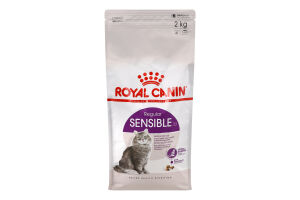 Корм сухий для котів від 1року з чутливим травленням Sensible Royal Canin м/у 2кг