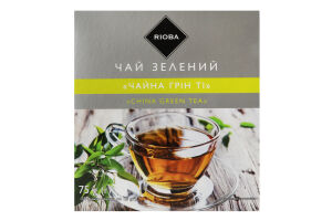 Чай зелений байховий дрібний China Green Tea Rioba к/у 50х1.5г