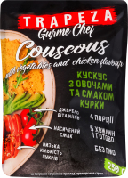 Суміш суха харчова Кускус з овочами та смаком курки Trapeza д/п 250г