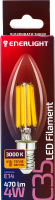 Лампа LED Enerlight Filament С35 4Вт Е14