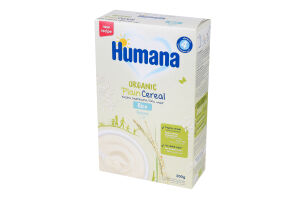 Каша безмолочная для детей от 6мес органическая рисовая Humana к/у 200г