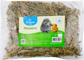Сіно д/гризунів Люцерна 200г Природа