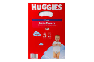 Подгузники-трусики Huggies Pants Box 5 для мальчика, 12-17 кг, 68 шт