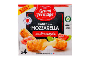 Закуска сирна GrandFermage Моцарела поПрован в пан
