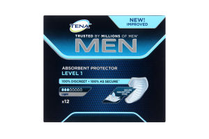 TENA Уролог. прокладки for Men Level 1, 12 шт