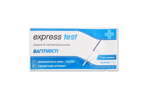 Тест-смужка д/ранньої діагностики вагітності економ Експрес тест