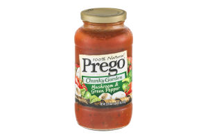 Prego Chunky Garden Italian Sauce Mushroom & Green Pepper