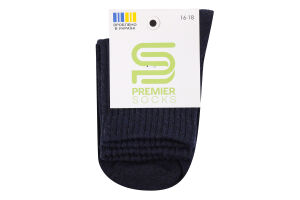 Шкарпетки Premier socks Економ сер рез сині р16-18